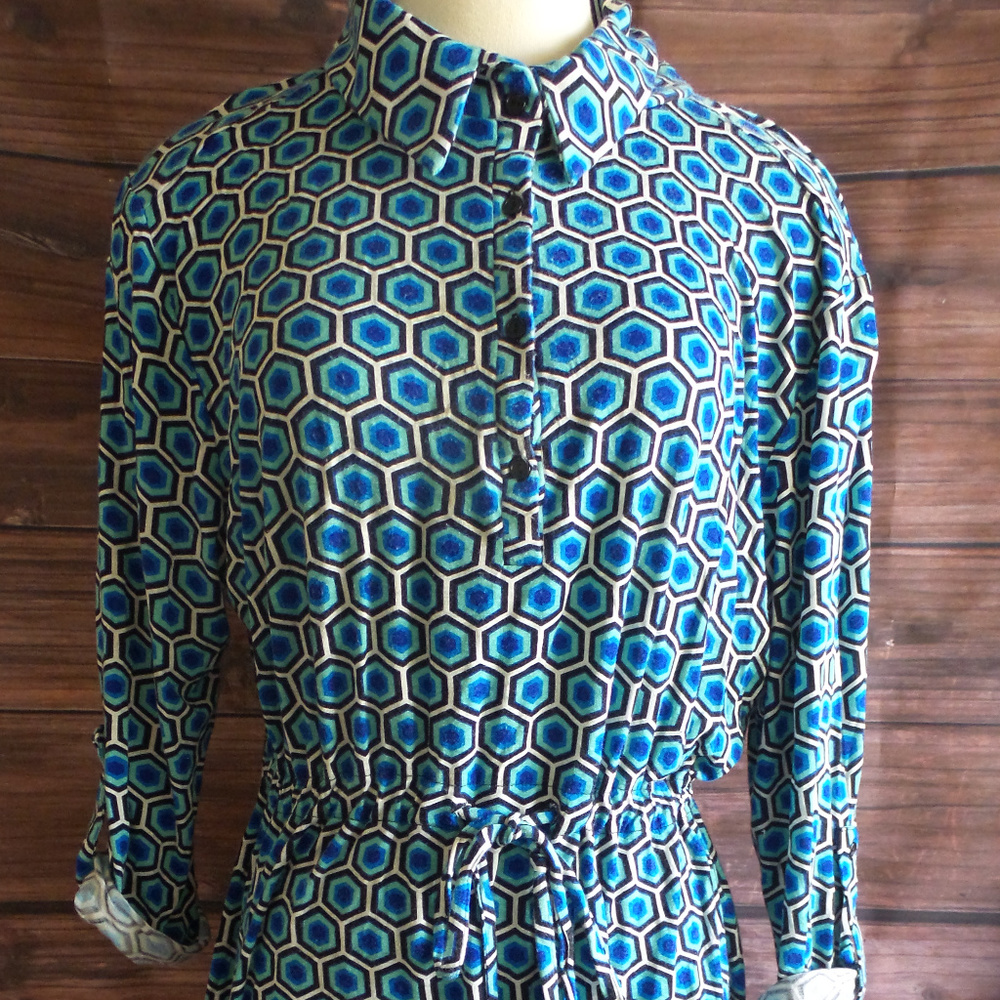 Liberty Love Collared Shirtwaist Dress 2XL